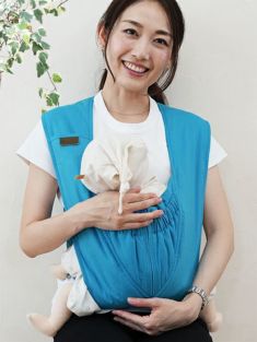 エアリコ 抱っこ紐 プレミアム 純藍 ネイビー サイズ1 エアリコ抱っこ紐「プレミアム」ハワイアンブルー レビュー